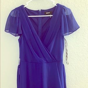 Deep blue layered DKNY dress
